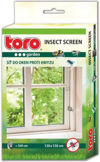 Ablakrovarháló 130 × 150 cm, fekete