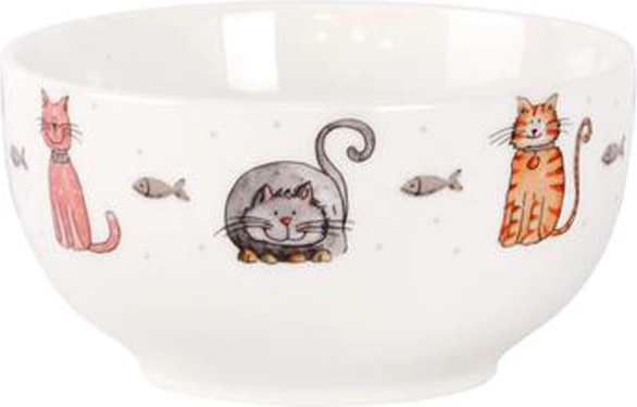 TORO kerámia tál 500 ml macska és kutya motívummal