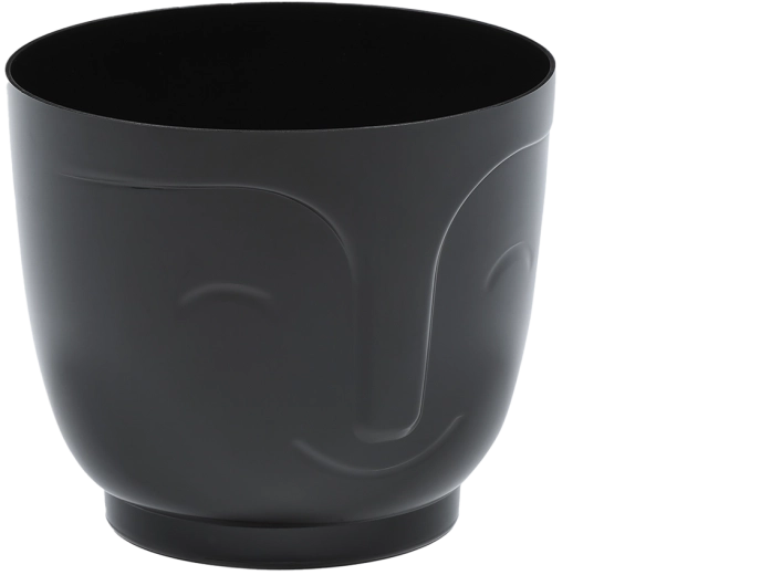 Atena dekoratív virágcserépfedő, 16,5 cm, fekete