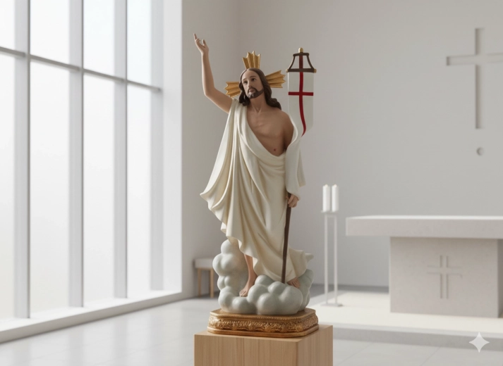 A feltámadt Jézus szobra 60 cm