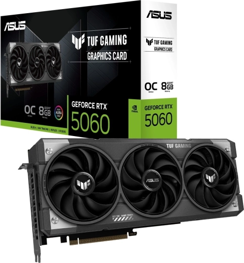 ASUS TUF Gaming GeForce RTX 5060 OC 8GB GDDR7 videokártya