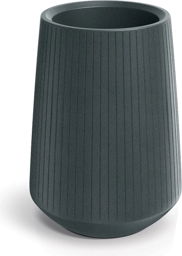Coro Bowl High virágtartó, 40 cm, grafitszürke