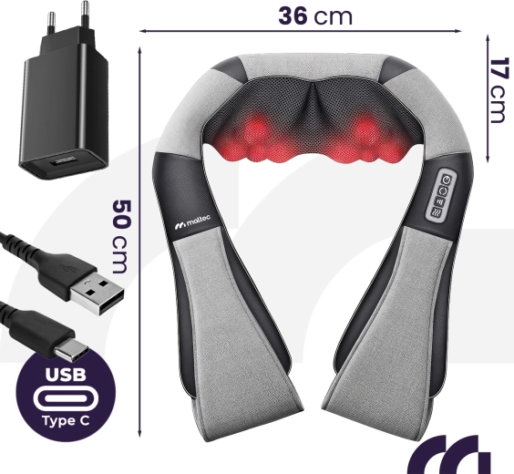 MAX‑Comfy 2000 Wireless vezeték nélküli vállmasszírozó készülék