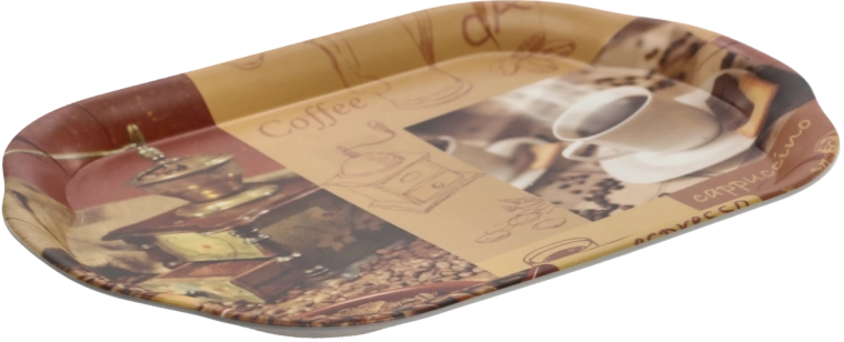 Ovális szervírozótálca 45,5 × 31,5 cm tartós műanyagból