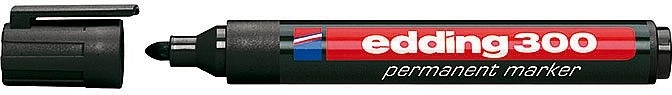 Ipari tartós jelölő edding 300 fekete
