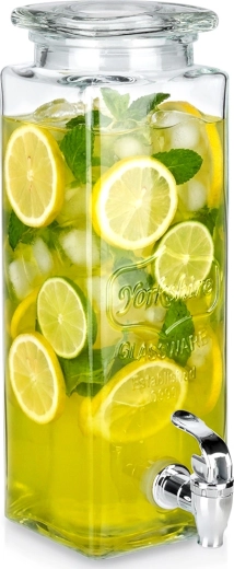 Üveg italadagoló csappal, 2,3 l