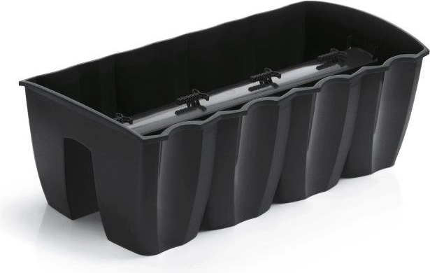 Crown korlátra szerelhető virágláda 58 cm – antracit