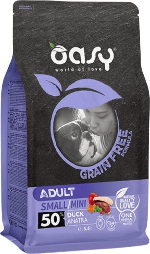 Oasy gabonamentes adult medium/large kacsa 2,5 kg