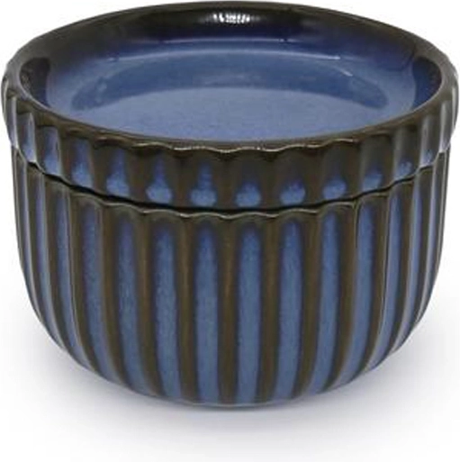 TORO kőedény tál fedővel, 290 ml, kék