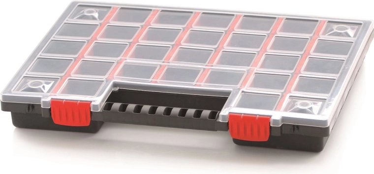 Műanyag rendező 32 állítható rekesszel