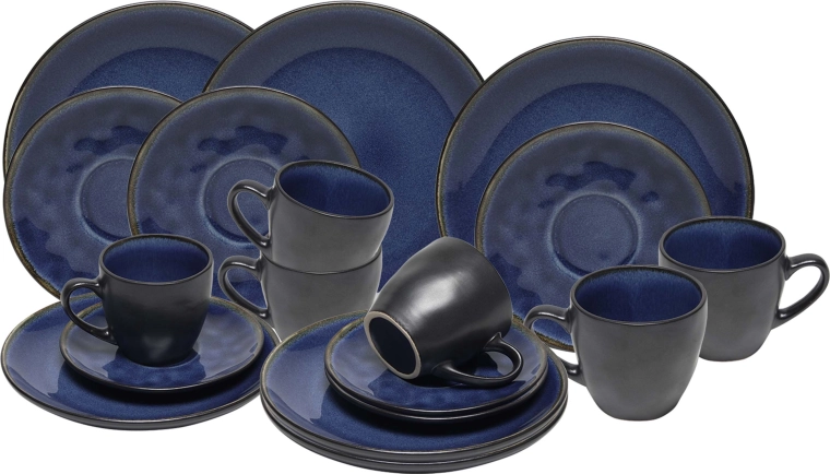 18 darabos kávés- és teáscsésze készlet