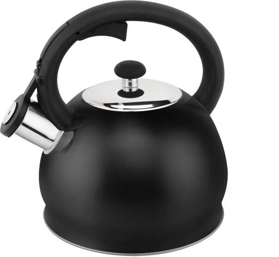 1,8 l-es matt fekete rozsdamentes acél teáskanna