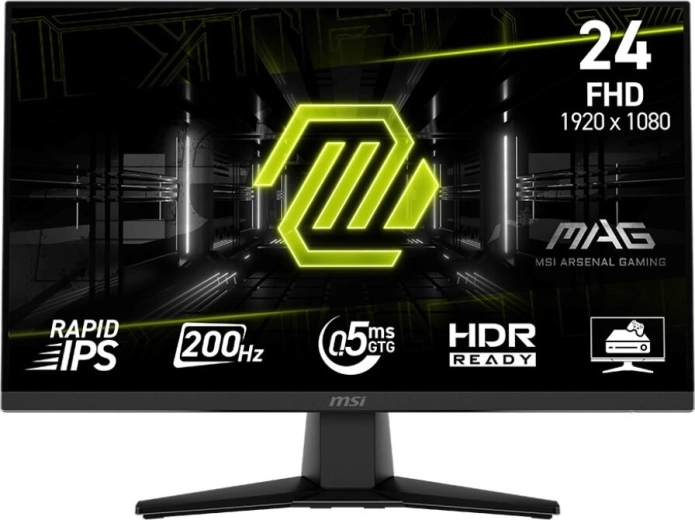23,8" FHD 200 Hz lapos LED monitor MAG 242F