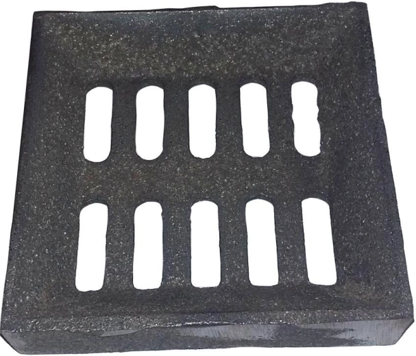 Öntöttvas rostély 135 × 135 mm ABX kályhákhoz