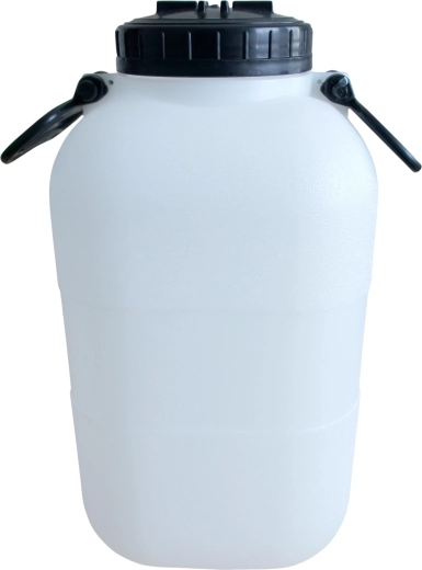 Műanyag hordó 15 l csavaros fedéllel és két füllel