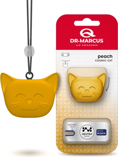 Dr. Marcus Cosmic Cat autóillatosító, őszibarack