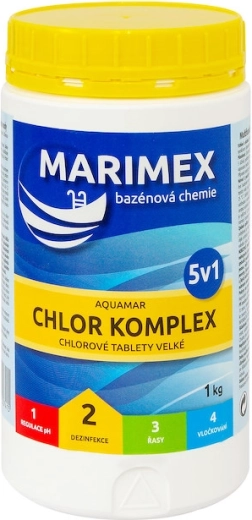 Marimex Komplex 5 az 1-ben multifunkciós medence tabletták 1 kg