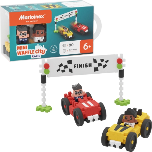 Marioinex Mini Waffle City verseny 80 elemmel