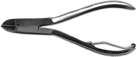 Rozsdamentes acél körömcsípő 130 mm