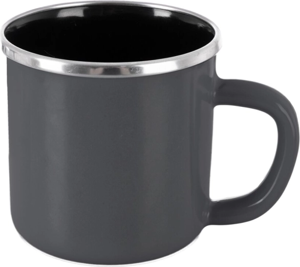 Zománcozott bögre Grey Lem 0,41 l