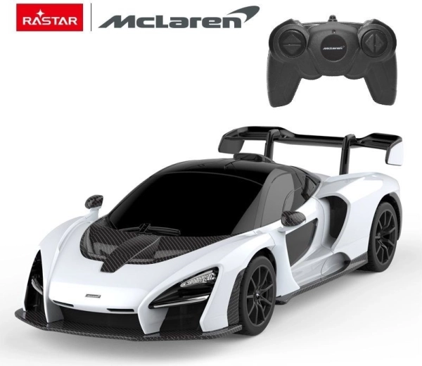 RC autó McLaren Senna Rastar 1:24 fehér – 1 db