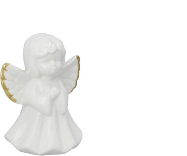 Karácsonyi dekoratív angyal figura – 1 db