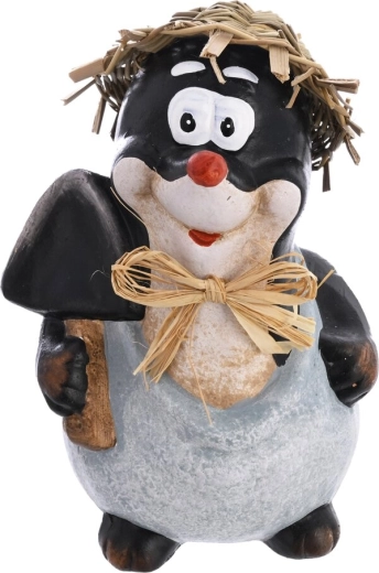 Krtek – polyresin kerti dekoráció 19 cm