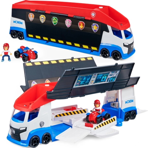 PAW PATROL Nagy járőr 2.0 – teherautó Ryder quadjával