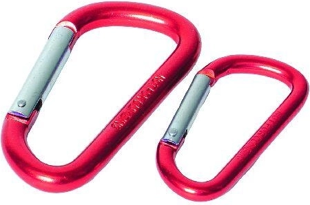 Alumínium karabiner 60 × 6 mm (2 db)