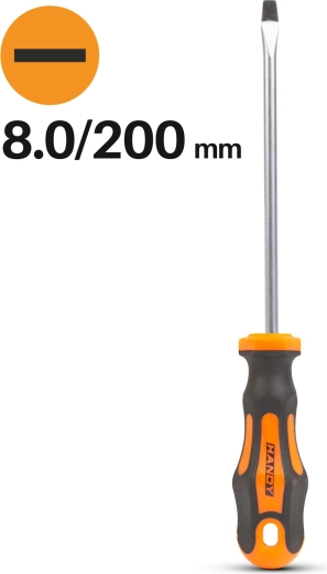 Lapos csavarhúzó 8,0 × 200 mm
