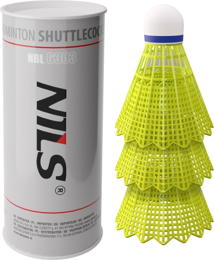 NILS NBL6303 tollaslabdák – nejlon tollazat, 3 db