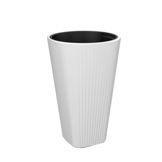 Muza virágtartó 39 cm fehér betéttel