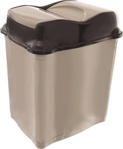 Whirlpool szemetes 9 l, kávébarna