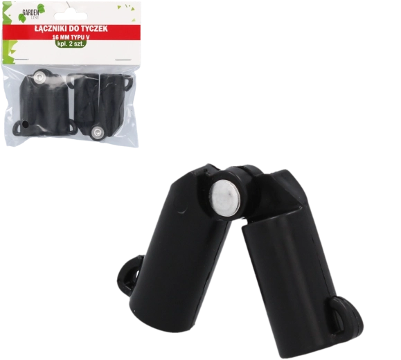 V-alakú 16 mm-es pálcákhoz való 2 darabos csatlakozókészlet