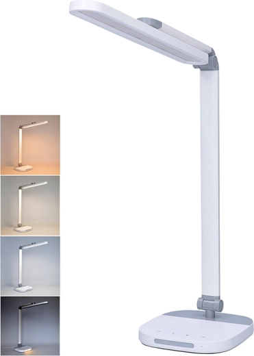 Solight LED fényerő-szabályozható asztali lámpa éjszakai fénnyel, 10 W