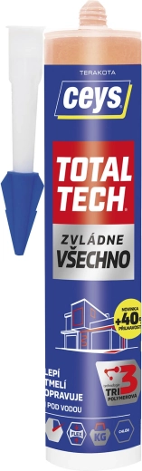 Univerzális ragasztó és tömítő 290 ml CEYS Total Tech terrakotta