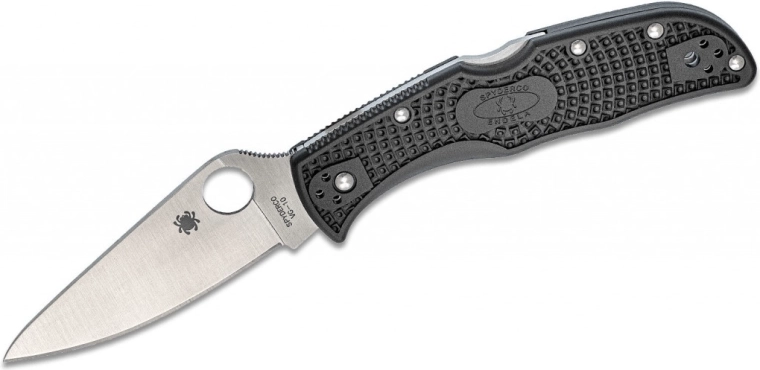 Spyderco Endela Lightweight Black fekete könnyített zsebkés (összecsukható) 8,7 cm
