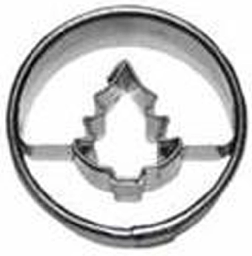 TORO 4 cm-es karácsonyfás kör alakú süti kiszúró