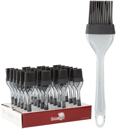 Szegergonomikus nyelű szilikon sütőecset