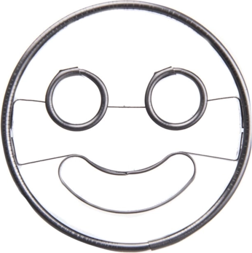 Rozsdamentes mosolygós (smiley) kiszúró