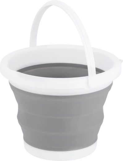 NILS Camp összecsukható vödör 5 l – szürke
