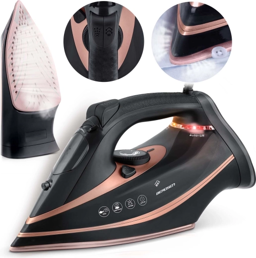 BERDSEN gőzölős vasaló 3000 W kerámia talppal és függőleges gőzzel