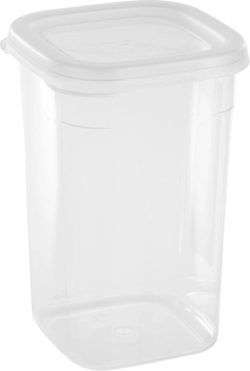LISSA négyzet alakú doboz fedéllel, 1,2 l