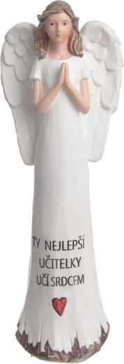 Kerámia angyal tanárnőnek 19 cm