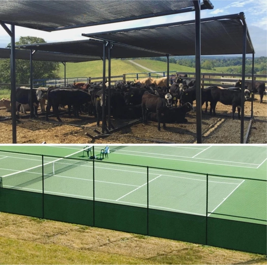 Árnyékoló és takaró háló 1,5 × 25 m, 95% takarás, 180 g/m², UV, 50 db kábelkötözővel