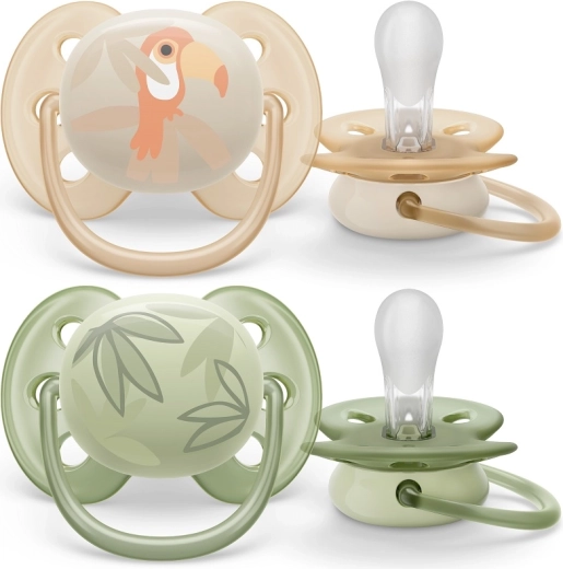Philips Avent ultrasoft prémium cumi állatka 0–6 hó, 2 db