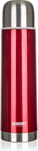 AVANZA termosz 0,5 l rozsdamentes acél, piros