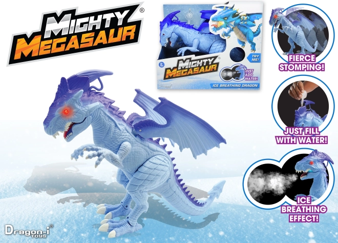 Mega nagy, sétáló, hangot adó dinoszaurusz Dragon-i Toys