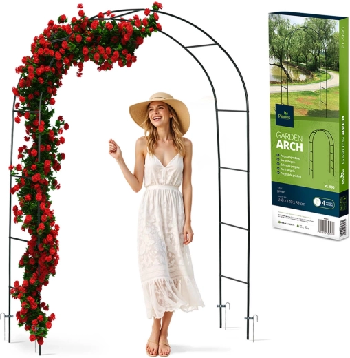 Kerti fém pergola ív 240 cm