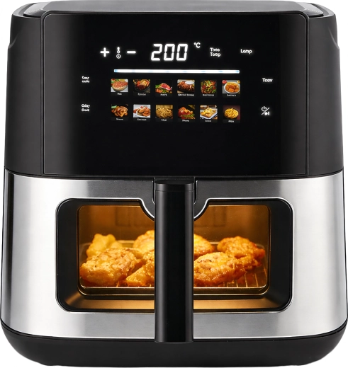 Forrólevegős fritőz (air fryer) 8 l, 1700 W, 12 programmal